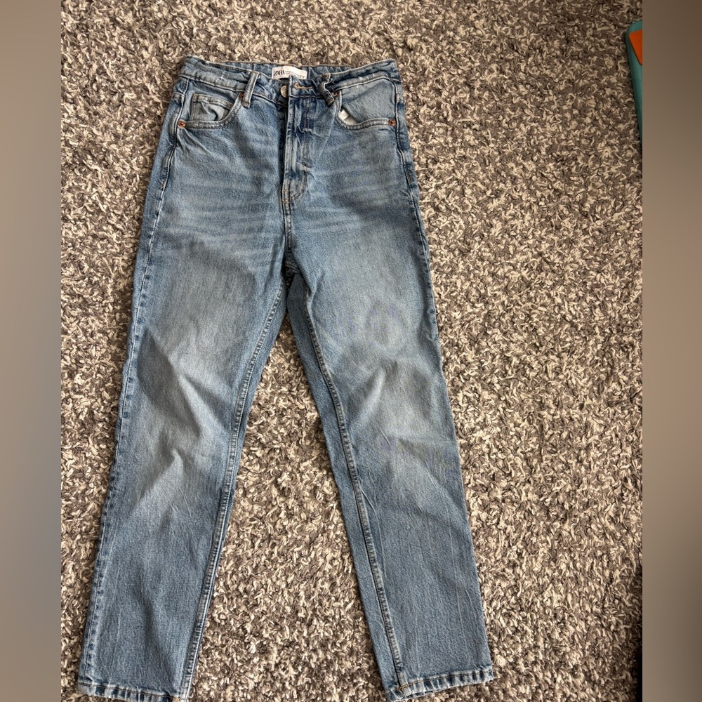 Zara Light Blue Denim Jeans